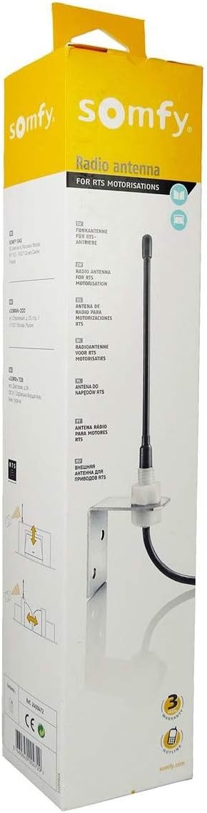 Somfy 2400472 RTS Antenna 433 Mhz, Black - Image 4