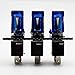 12V Toggle Switch Racing Ignition Engine Relays Switches Carbon Fiber Surface Panel Car with LED Indicator,Blue