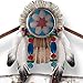 The Bradford Exchange Cynthie Fisher Wolf Art Dreamcatcher Wall Plaque Lights Up and Glows in The Dark