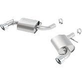 BORLA 11922 Axle-Back Performance Exhaust System for 2016-2023 Chevrolet Camaro SS 6.2L V8 Automatic/Manual Transmission WITHOUT Dual Mode Exhaust (NPP) Valves. NOT GFX Ground Effects.