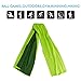 Vancle Evaporative Snap Cooling Towels for Sports and Fitness in Hot Environment, Green