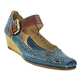 Pikolinos Women's La Palma Mary Jane W4A-5522,Petrol Leather,EU 39 M