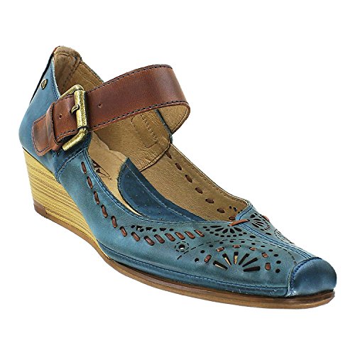 Pikolinos Women's La Palma Mary Jane W4A-5522,Petrol Leather,EU 39 M
