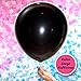 Gender Reveal Confetti Balloon – Pink and Blue Confetti Balloon – Balloon for Baby Shower – Giant Black Balloon for Gender Reveal