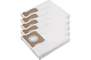 5 Vacuum Cleaner Bags for Kärcher WD1 Compact Battery Replaces 2.863-297.0