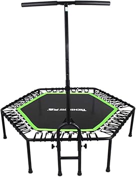 Trampolín de fitness HUO Fitness Cama Elástica Mango Regulable ...