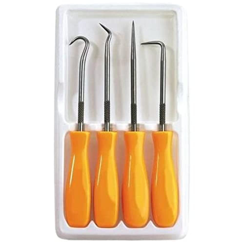 Bahco 2633L/S4 Awls and Hooks Set, Yellow/Silver, 120 mm