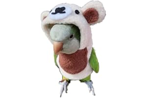 BARN ELEVEN Bird Costume Bird Diaper Flight Suit Bird Bear Shape Bird Clothes Cosplay Photo Prop for Parrots Lovebird Parakeet Cockatiel Small Animals Apparel (with Diaper,Pigeon)