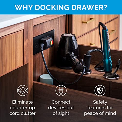 Docking Drawer Blade In-Drawer Outlet. (2) 15 amp