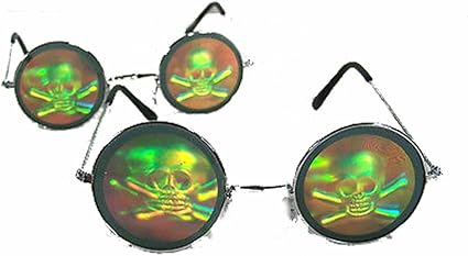 sunglasses with skull and crossbones