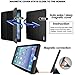 SEYMAC for iPad Air 2 Case, Three Layer Drop Protection Rugged Protective Heavy Dutycase iPad air2 cover with Magnetic Smart Auto Wake/Sleep Cover for Apple iPad Air 2 (Black)