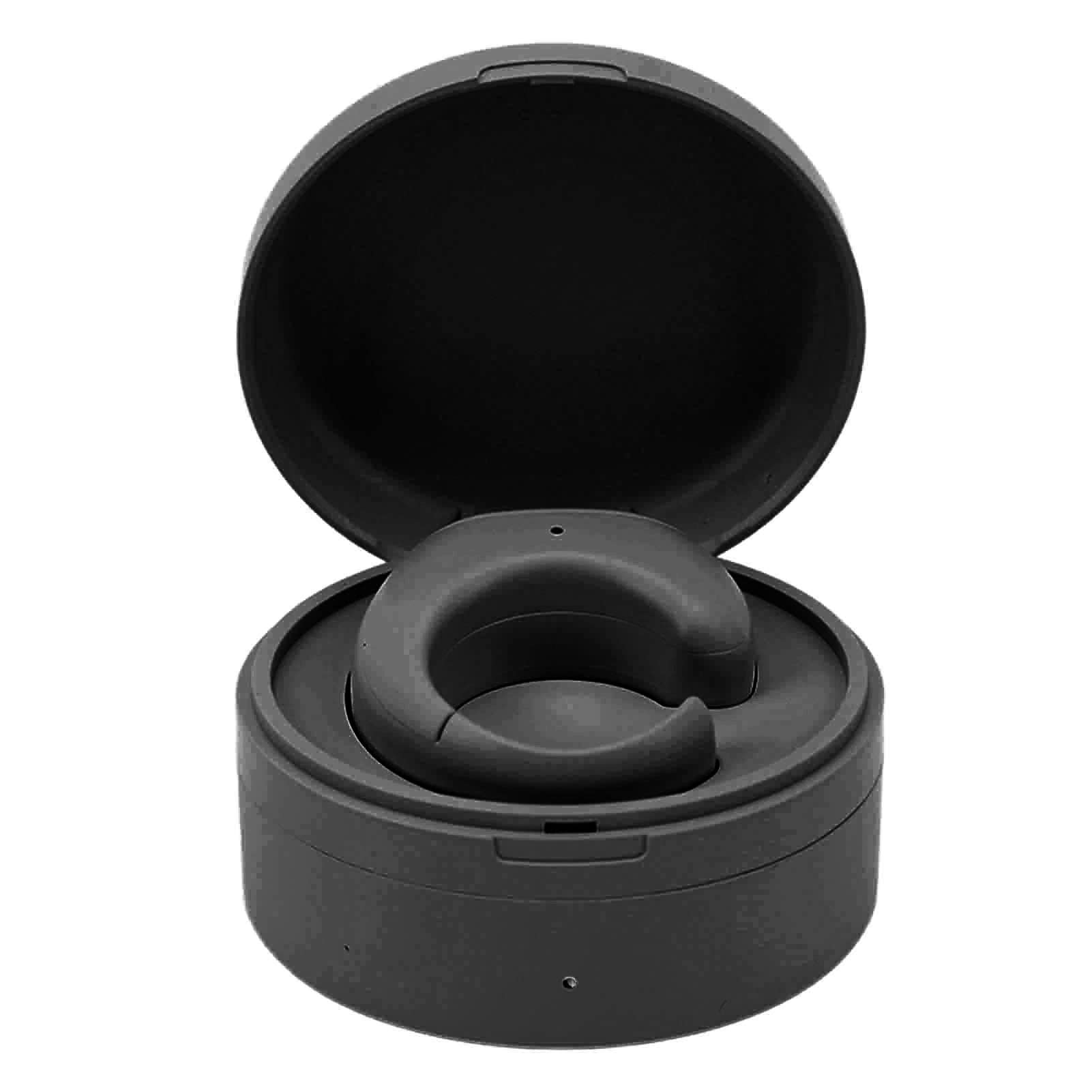 Bluetooth Remote Control Page Turner 10M Control Scrolling Ring Clicker,Camera Shutter Selfie Video Button for Lazy Lying Down Control Cell Phones (Black)