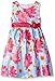 American Princess Girls' Shantung Floral Dress