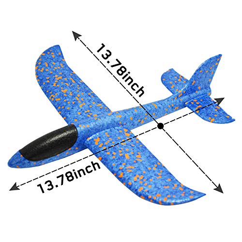 image for VOLANTEXRC 2pcs 13.5inch Model Foam Airplane Manual Throwing Aeroplane
