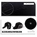 SIGGI Mens Wool Winter Visor Baseball Cap Earflap Hat Faux Fur Ear Warmer Large Black