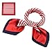 b.m.c BMC 6 pc Womens Large Size Mixed Color Design Soft Wrap Scarf Accessories - Set 1: Linear Designs
