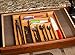 BirdRock Home Bamboo Expandable Utility Drawer Organizer – Utensil Silverware – Spoon Knife Fork – 17.5 Inch – Large – Natural Wood – Tray – Adjustable Kitchen Organization