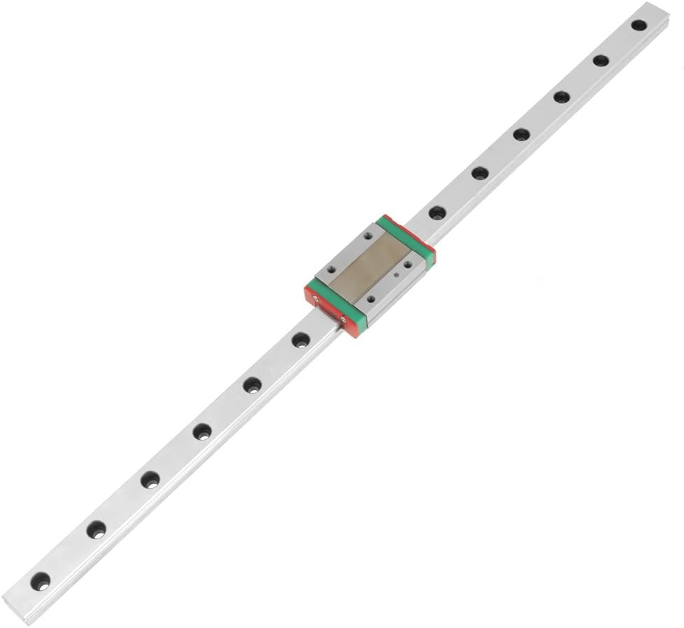Mini Linear Linear Guides, 350mm Bearing Steel Rail Guide with MGN12H Carriage Block, Linear Guide Rail for Automation Equipment and Small Linear Sliding Devices