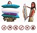 12-Pack Variety - Space Bags - Vacuum Storage Bags - Vacuum Sealers Jumbo & Large For Space Saving Clothing Storage and Bedding - 8x Jumbo (43x30in) + 4x Large (32x21in)
