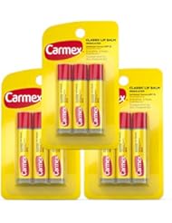 Carmex Classic Stick 0.15oz Medicated Lip Balm 3 Packs of 3