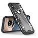 Zizo Proton 2.0 Series Compatible with iPhone X Case Military Grade Drop Tested with Tempered Glass Screen Protector iPhone Xs Case Black Clear