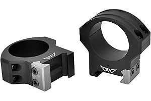 WARNE HyperLite Picatinny-Style Rings 30mm Medium Matte Black