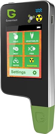 6in1 Greentest Eco 5 + Fisch Fleisch Geigerzähler Nitrattester TDS Wassertester Strahlenmessgerät Strahlungsmessgerät nitrat 