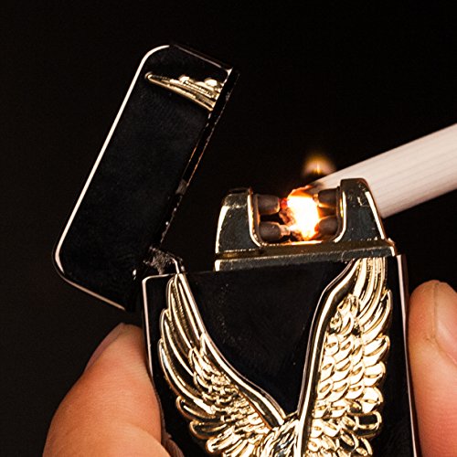 USB Lighters 2 Pack Dual Arc Electronic Lighter Electric Plasma