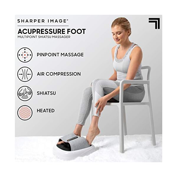 sharper image foot massager vibrating massage with heat Sharper Image Foot Massager Luxe, Vibrating Massager with Heat main image 1