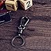 Lancher Key Chain with (2 Extra Key Rings and Gift Box) Carabiner car Keychain for Men and Women -Black