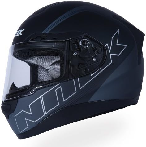 Nitek P1 Full-Faced Motorcycle Street Helmet (Stealth Graphic, Large)