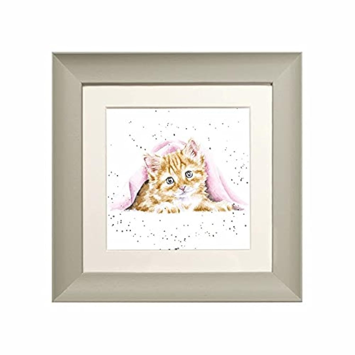 Wrendale Designs - 'Duvet Day' Framed Card - Sage