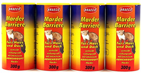 Unbekannt Marder Barriere 600g (2 Dosen) Marderabwehr Marderschreck Marderfalle Marderstop (523)