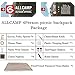 ALLCAMP Picnic Backpack for 4 Person with Cooler Compartment, Detachable Bottle/Wine Holder, Fleece Blanket, Plates and Cutlery Set, Green