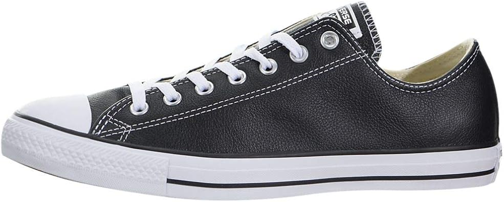 chuck taylor all star leather low top black