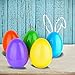Totem World 5 Jumbo Fillable Plastic Easter Egg Hunt Party Supply - 8-Inch Easter Egg in Assorted Colors