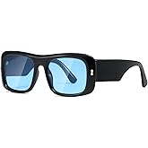 kimorn Sunglasses for Women Men Trendy Retro Fashion Sun Glasses 90’s Vintage Y2K Oversize Square Frame Shades K1337