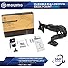 Mountio Full Motion LCD Monitor Arm - Gas Spring Desk Mount Stand for Screens up to 27