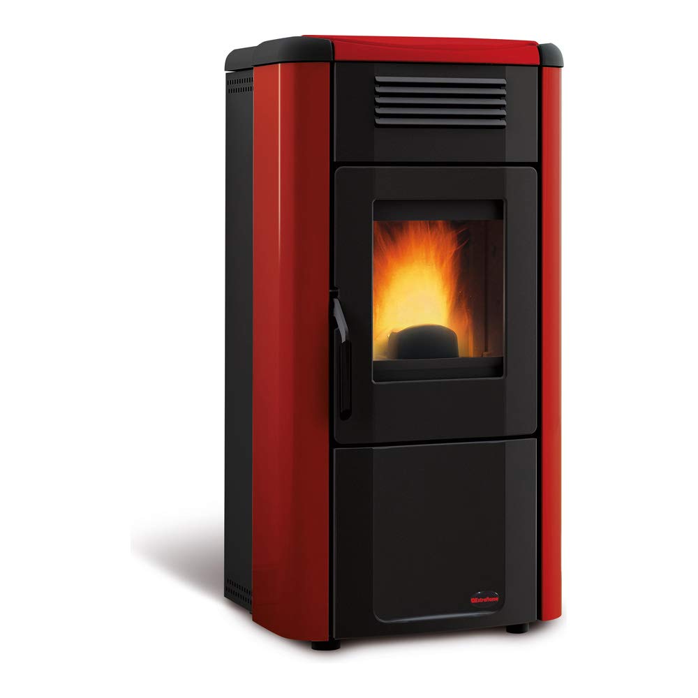 La Nordica Extraflame Pelletofen Viviana Evo (10 kW) Metall Bordeaux Amazon.de Garten