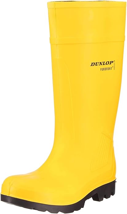 Dunlop boots yellow Clearance