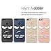 kwmobile Clear Case Compatible with Huawei Enjoy 7S / P Smart (2017) - Phone Case Soft TPU Cover - Don't Touch My Phone White/Transparent