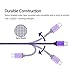 Android Charger Cable,Sicodo 5 Pack Micro USB Cable 6FT USB 2.0 Cable High Speed Sync Charger Nylon Braided Cord for Samsung Galaxy S6 S7 Edge J7 Note 5,Kindle,LG,Xbox,PS4,Camera,Smartphones and More