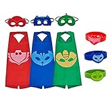 YOHEER Superhero Dress up Costumes, Catboy Owlette
