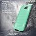 Samsung Galaxy J7 2017/ J7 Prime/J7 Sky Pro/J7 Perx/J7 V 2017 Case, COVRWARE [Iron Tank] Built-in [Screen Protector] Full-Body Rugged Holster Armor [Brushed Metal Texture][Belt Clip][Kickstand], Teal