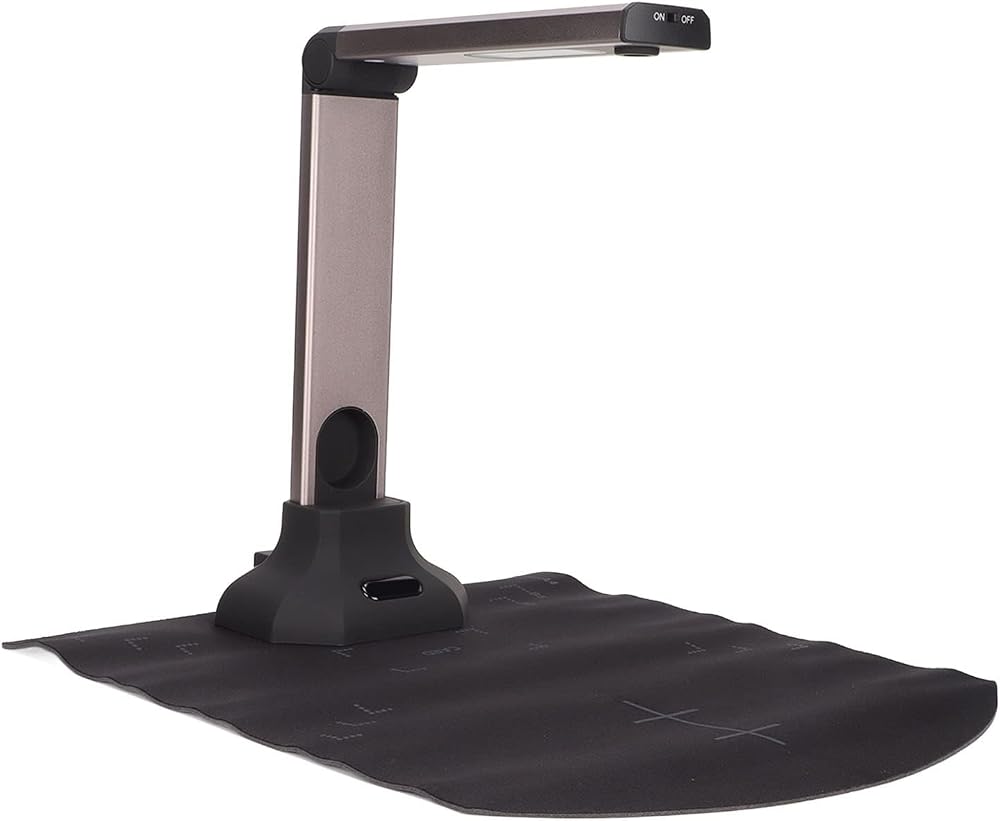 Pasamer Document Book Scanner 15MP OCR USB A4 Auto Focus Real Time