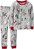 Carter's Baby Boys' Christmas 2-Piece Snug Fit Cotton PJs