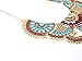 Miraculous Garden Jewelry for Women Girls, Vintage Silver/Gold Ethnic Tribal Boho Necklace Turquoise Beads Bohemian Necklace (Antique Gold)