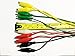 Haitronic 10 Pack Alligator Clips Double Ended Test Lead Crocodile Jumper Lead, (5 Pairs 5 Color) 18.9inch for Testing Circuit Connector - BBC Micro: bit/Arduino/Raspberry pi/Banana pi/Makey Makey