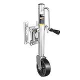 Torin 1000 lbs Trailer Jack with Wheel, Heavy Duty