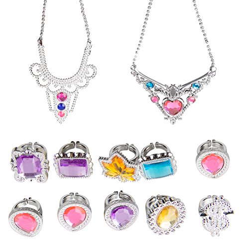 image for WATINC Princess Pretend Jewelry Toy,Girl’s Easter Tiara Dress Up Pla